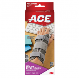 3M Ace 3M 205276-3M Ace Left Wrist Brace, One Size Fits Most, Wrist & Hand