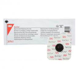 3M Red Dot 3M Healthcare 2670-5-3M Red Dot EKG Snap Electrode, Electrodes (CS) - 3M Red Dot EKG Snap
