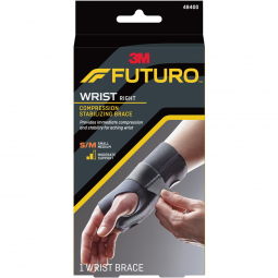 Futuro Compression Stabilizing 3M 48400ENR-3M Futuro Compression Stabilizing Right Wrist Brace, Smal
