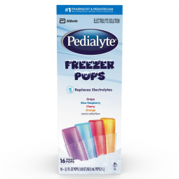 Abbott 07007400246 Pedialyte Freezer Pop Electrolyte Solution, Assorted Flavors