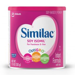 Similac Soy Isomil Abbott Nutrition 55963-Similac Soy Isomil For Fussiness & Gas Powder Infant Formu