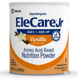 EleCare Jr Abbott Nutrition 56585-EleCare Jr Vanilla Pediatric Nutrition Powder, 14.1-oz Can, Pediat
