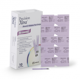 Precision Xtra Abbott 57599074501-Precision Xtra Blood Ketone Test Strips, Glucose Meter Test Strips