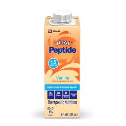 Vital Peptide 1.5 Cal Abbott Nutrition 66236-Vital Peptide 1.5 Vanilla Therapeutic Nutrition, 8 oz. 