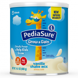 PediaSure Grow & Gain Shake Mix Abbott Nutrition 66959-PediaSure Grow & Gain Shake Mix Vanilla Pedia