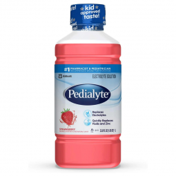 Abbott 70074053984 Pedialyte Classic Strawberry Electrolyte Solution, 1 L,