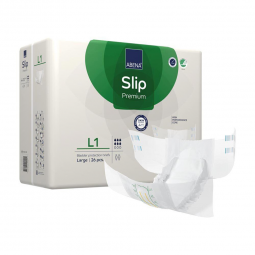 Abena Slip Premium L1 1000021289-Abena Slip Premium L1 Incontinence Brief, Large, Adult Briefs &
