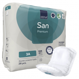 Abena San Premium 1000021305-Abena San Premium Bladder Protection Pads, Size 3A, Incontinence