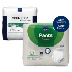 Abri-Flex Premium L1 41086-Abri-Flex Premium L1 Absorbent Underwear, Large, Briefs & Diapers (CS)