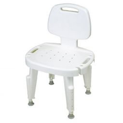 Ableware 727142101 Adjustable Shower Seat with Back-No Arms
