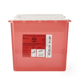 AP Line ABM North America FGAP5Q4RC001-AP Line Biohazard Waste Container, 5.4 Quart, 12 x 4 x 10-4/