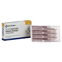 First Aid Only Acme United A177-First Aid Only Tan Adhesive Strip, 2 x 3 Inch, Adhesive Bandages (BX