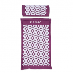 Kanjo Acutens KANAMEM-Kanjo Memory Foam Acupressure Mat Set, Purple, Massage Equipment