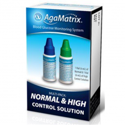 Agamatrix 8000-03764-Blood Glucose Control Solution Level 1 & 2, Glucose Meter Controls (BX)