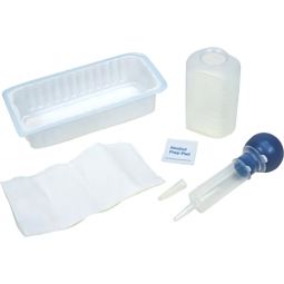 AMSure Amsino AS130-AMSure Irrigation Tray With Bulb Syringe, Irrigation Trays (CS) - AMSure Irrigat