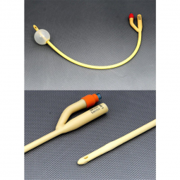AMSure Amsino AS41012-AMSure Silicone Coated Latex Foley Catheter, 12 Fr., Indwelling Catheters (BX)