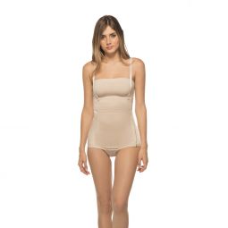 Annette 17398 Abdominal Girdle with Zipper-Black-3XL