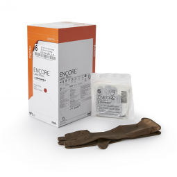 ENCORE Latex Micro Ansell 5787001-Encore Latex Micro Surgical Glove, Size 6, Brown, Medical Gloves (