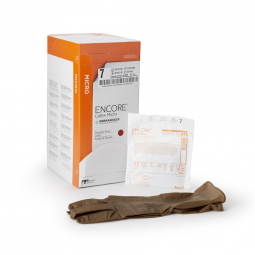 ENCORE Latex Micro Ansell 5787003-Encore Latex Micro Surgical Glove, Size 7, Brown, Medical Gloves (