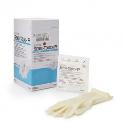 ENCORE Sensi-Touch PF Ansell 7824PF-Encore Sensi-Touch PF Latex Surgical Glove, Size 7, Natural, Exa