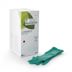 GAMMEX Non-Latex Ansell 8514-Gammex Non-Latex Polyisoprene Surgical Glove, Size 7, Green, Exam Glove