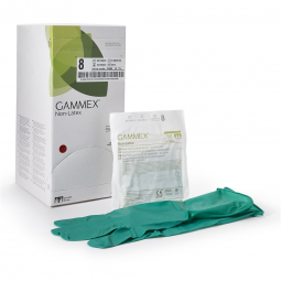 GAMMEX Non-Latex Ansell 8516-Gammex Non-Latex Polyisoprene Surgical Glove, Size 8, Green, Exam Glove