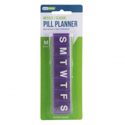 Ezy Dose Apothecary Products 67005-Apothecary Products Weekly Pill Planner, Pill Box (PK)
