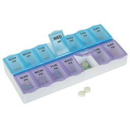 Apothecary Products 67471-Ezy Dose Pill Organizer, 5/8 x 1-1/4 x 7-1/4 Inch, Medication Dispensing (