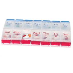 Apothecary Products 67585-Ezy Dose 7-Day Pill Organizer, Extra Large, Pill Box (PK) - Ezy Dose 7-Day