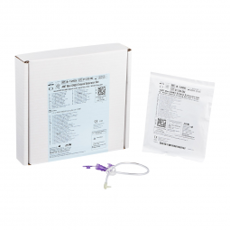 Mini ONE Applied Medical 8-1255-Mini ONE Right Angle Connector with Y-Port, Purple, 12 inch, Nutriti