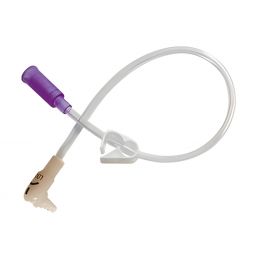 micro G-JET Applied Medical 8-2421-ISOSAF-Right Angle Single ENFit Feed Set with Twist Cap micro G-J