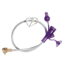 ENFit Applied Medical 8-2422-ISOSAF-ENFit Right Angle Connector with Y-Port Adapter, Nutritionals Ac