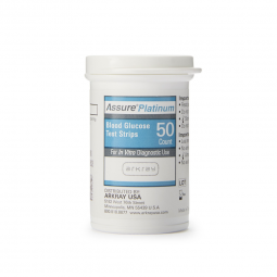 Assure Platinum Arkray USA 500050-Assure Platinum Blood Glucose Test Strips, Glucose Meter Test Stri