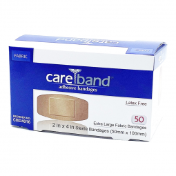 Careband ASO CBD4016-012-00-Careband Tan Adhesive Strip, 2 x 4 Inch, Adhesive Bandages (CS)