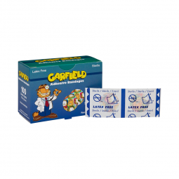 ASO GAR5561-012-000-ASO Round Kid Design (Garfield) Adhesive Spot Bandage, 7/8 Inch, Youth Health & 