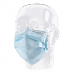 Precept Aspen Surgical Products 15111-Precept Medical Products Pleated Procedure Mask, Blue, Masks (