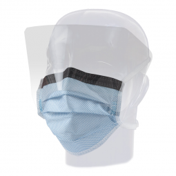 Precept FluidGard 160 Aspen Surgical Products 15330-Precept Fluidgard Level 3 Surgical Mask with Eye
