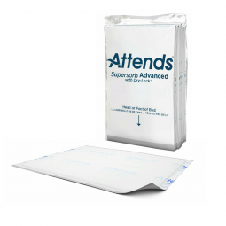 Attends Supersorb Advanced Attends Healthcare ASB-300-Attends Supersorb Advanced Underpads with Dry-
