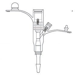 MIC Avanos Medical 0135-14-Avanos Medical MIC Universal Feeding Adapter for use with 14 Fr. MIC PEG 