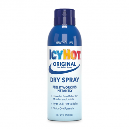 Icy Hot Aventis Pharmaceuticals 04116708150-Icy Hot Menthol Topical Pain Relief, 4-ounce Spray Can, 