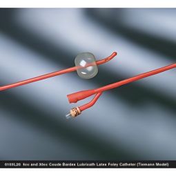 Bardex Lubricath Bard 0103L20-Bardex Lubricath Foley Catheter, 20 Fr., Medium, Coude Tip, Indwelling