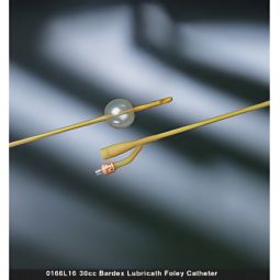 Bardex Lubricath Bard 0166L18-Bardex Lubricath Foley Catheter, 18 Fr., Standard, Indwelling (CS)