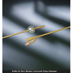 Bardex Lubricath Bard 0166L20-Bardex Lubricath Foley Catheter, 20 Fr., Standard, Indwelling Catheter