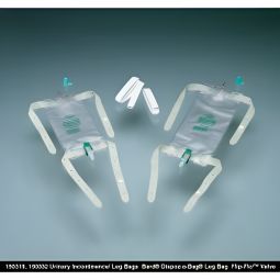 Bard Dispoz-a-Bag Bard 150419-Bard Dispoz-a-Bag Urinary Leg Bag, 19 oz, Flip-Flo, Bags & Meter Bags 