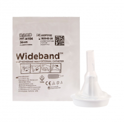 Wide Band Bard 36104-Bard Wide Band Male External Catheter, Large, Catheters (BX) - Bard Wide Band M