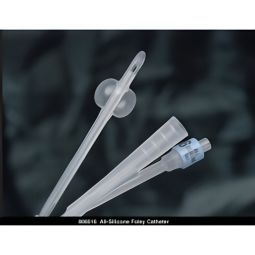 Bardia Bard 806518-Bardia Silicone Foley Catheter, 18 Fr., 5 cc, Indwelling (CS) - Bardia Silicone F