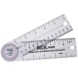 Baseline 12-1006 Rulongmeter Goniometer w/ 360 Head-6" Arms-25/Pack