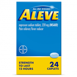 Aleve Bayer 00280600024-Aleve Naproxen Sodium Pain Relief, Pain Relief (BT) - Aleve Naproxen Sodium 