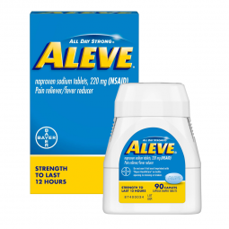 Aleve Bayer 00280601001-Aleve Naproxen Sodium Pain Relief, Pain Relief (BT) - Aleve Naproxen Sodium 