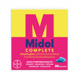 Midol Complete Bayer 12843017253-Midol Complete Gelcaps, Pain Relief (BX) - Midol Complete Gelcaps